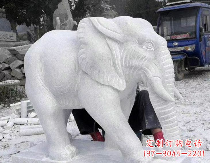 苏州写实大象石雕