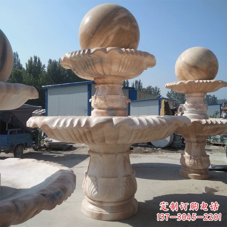 苏州一米的喷泉石雕