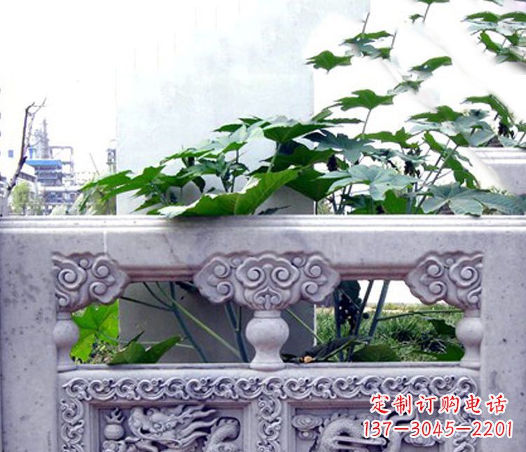 苏州园林仿古石栏板景观石雕 (6)