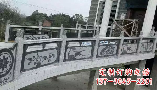 苏州园林仿古石栏板景观石雕 (10)