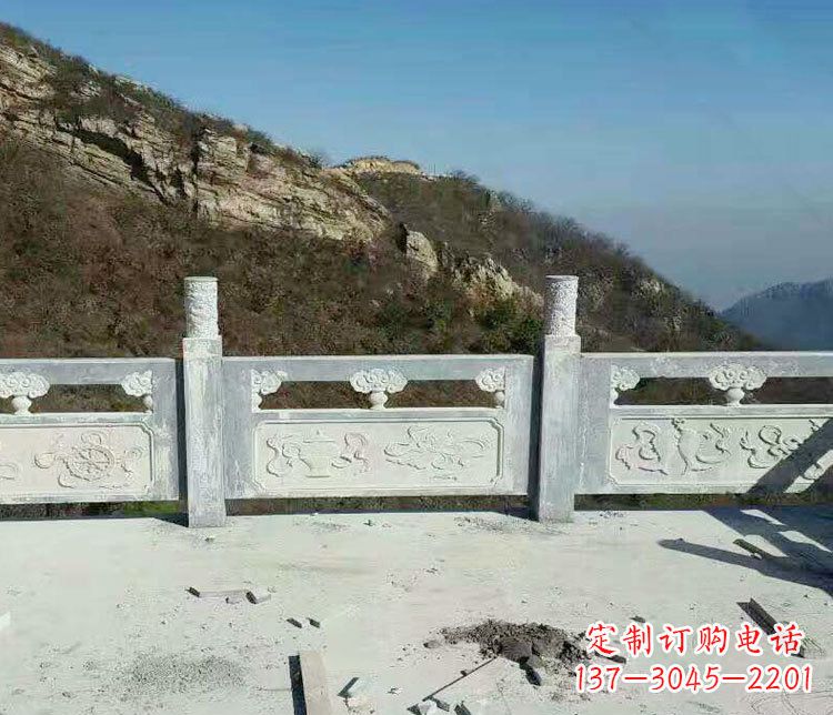 苏州园林仿古石栏板景观石雕_2 (3)