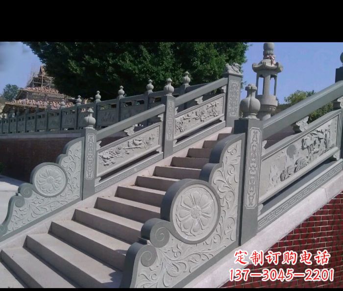 苏州园林景观大理石栏板雕塑 (4)