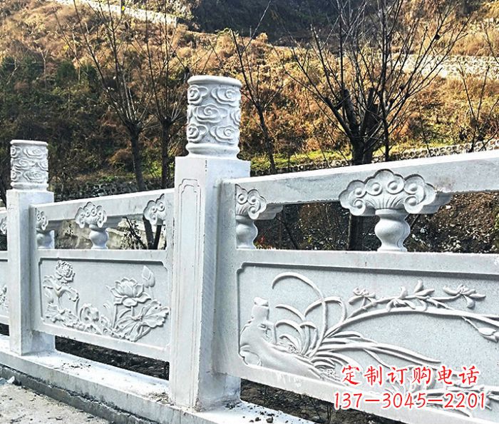 苏州园林景观大理石栏板石雕 (7)