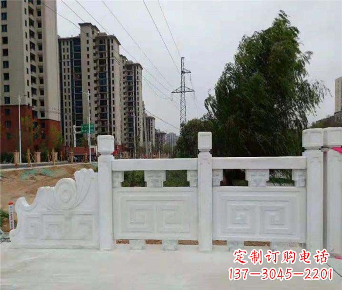 苏州园林景观大理石栏板石雕 (5)