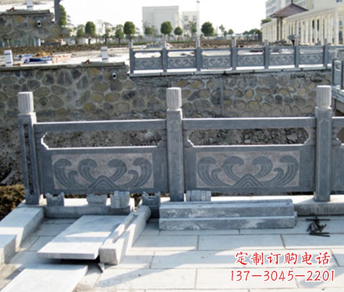 苏州园林景观大理石栏板石雕 (11)