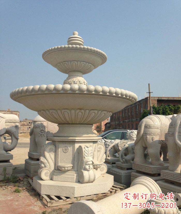 苏州园林景观大型喷泉石雕 (3)