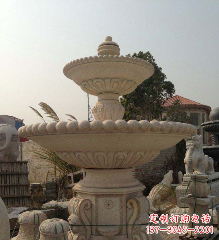 苏州园林景观大型喷泉石雕