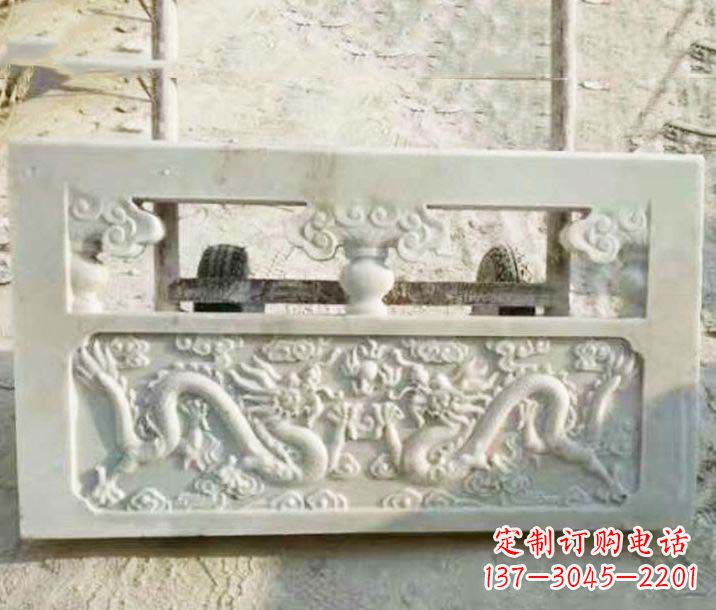苏州园林石浮雕栏板景观石雕