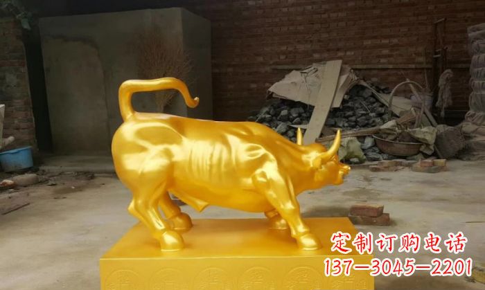 苏州招财铜牛雕塑 (2)