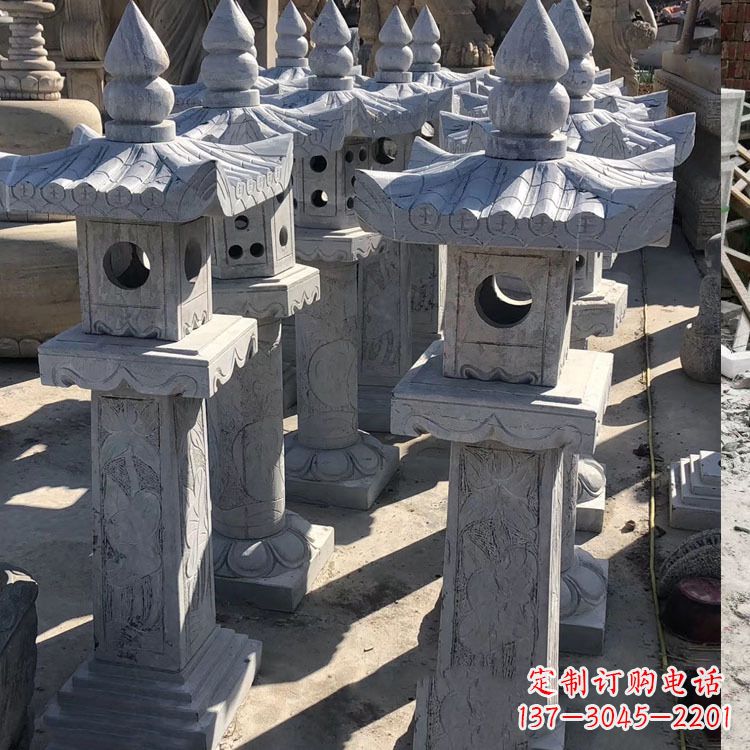 苏州中式汉代石雕灯笼