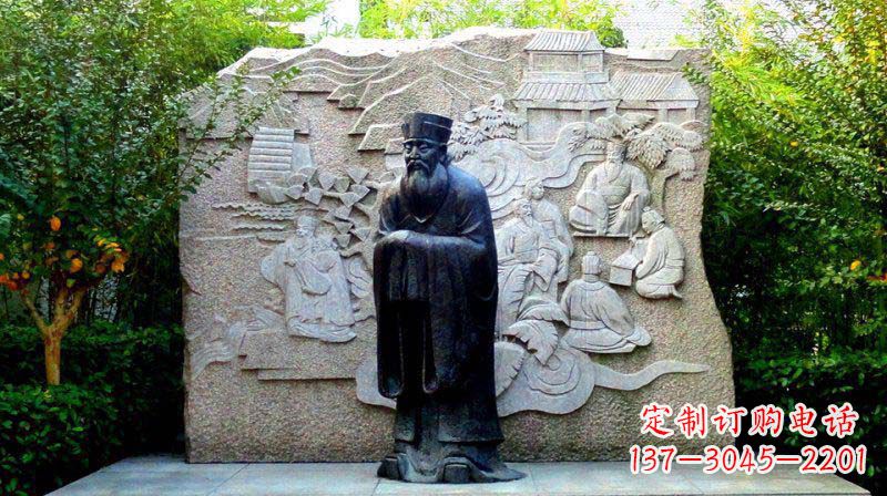 苏州朱熹古代名人铜雕_2