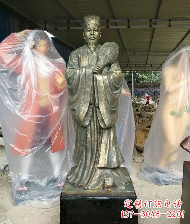 苏州诸葛亮古代人物铜雕