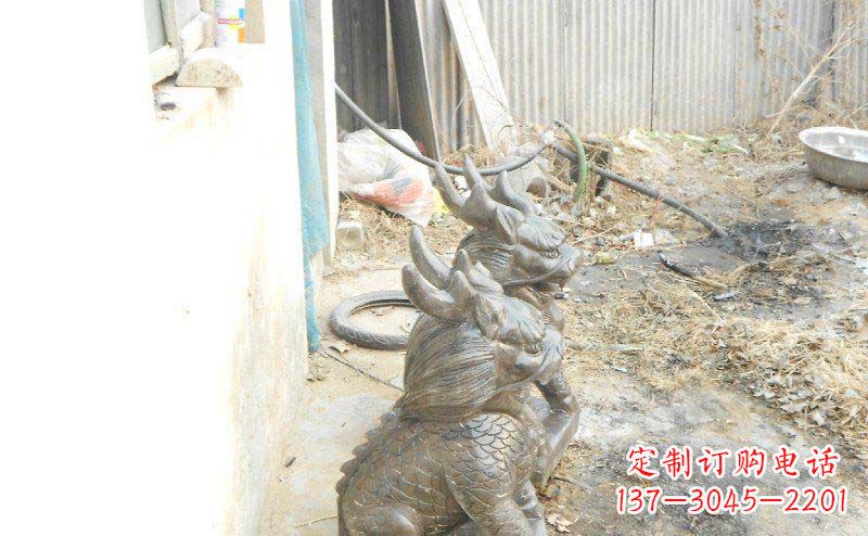 苏州铸铜麒麟古代神兽铜雕