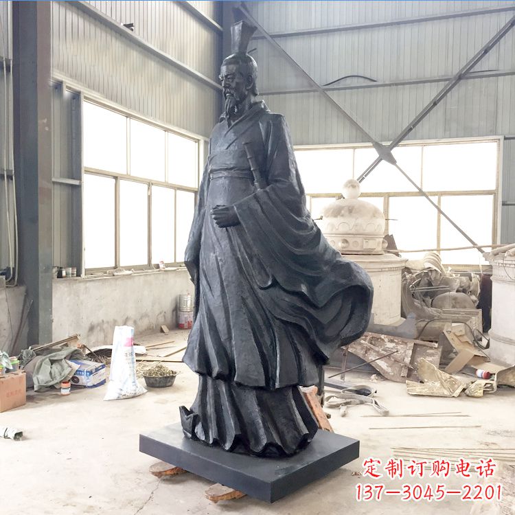 苏州铸铜屈原雕塑