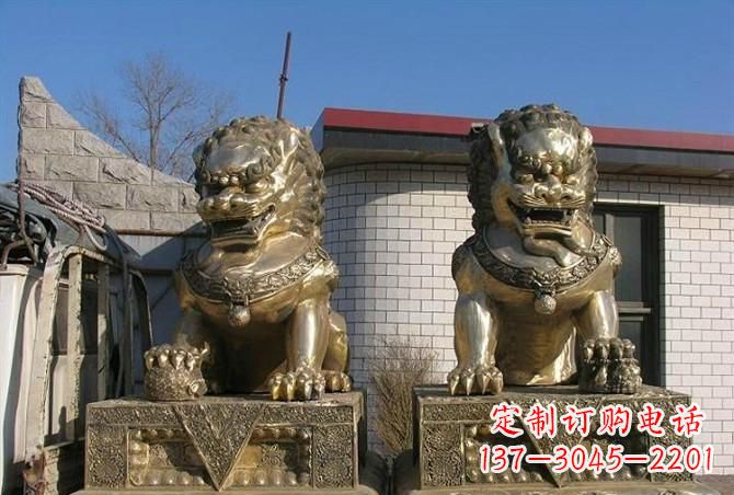 苏州铸铜狮子雕塑