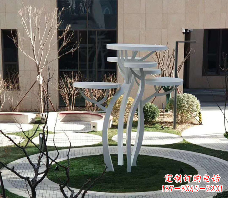 苏州不锈钢蘑菇景观雕塑