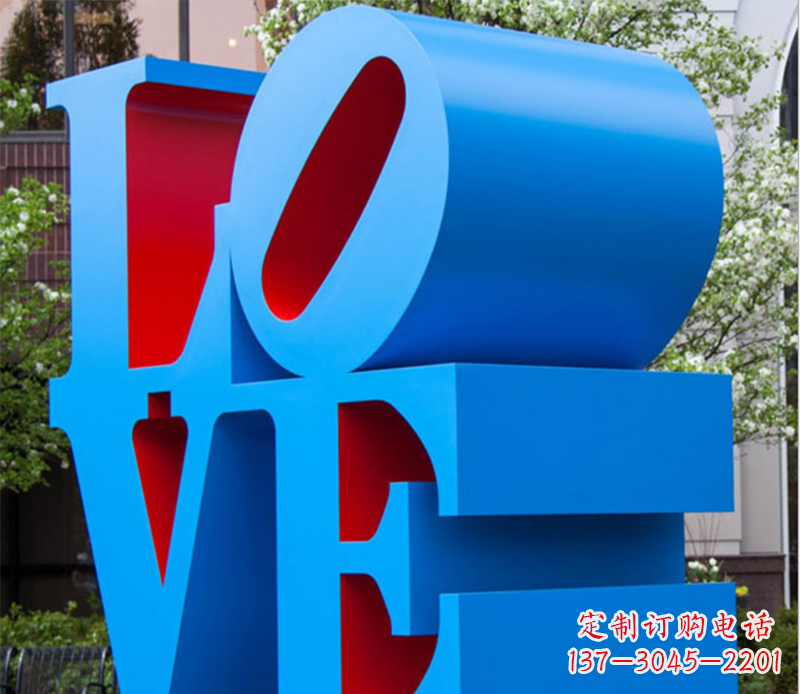 苏州字母雕塑不锈钢